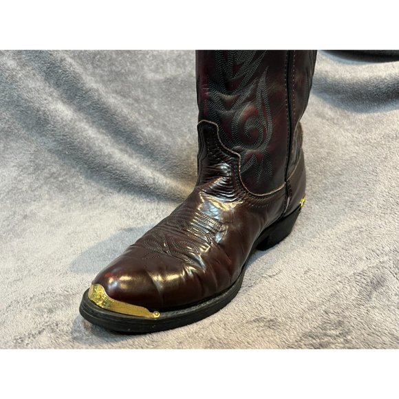 Laredo Leather Metal Tip Western Boots 12628, Mens Size 11 Extra Wide - Picture 8 of 13